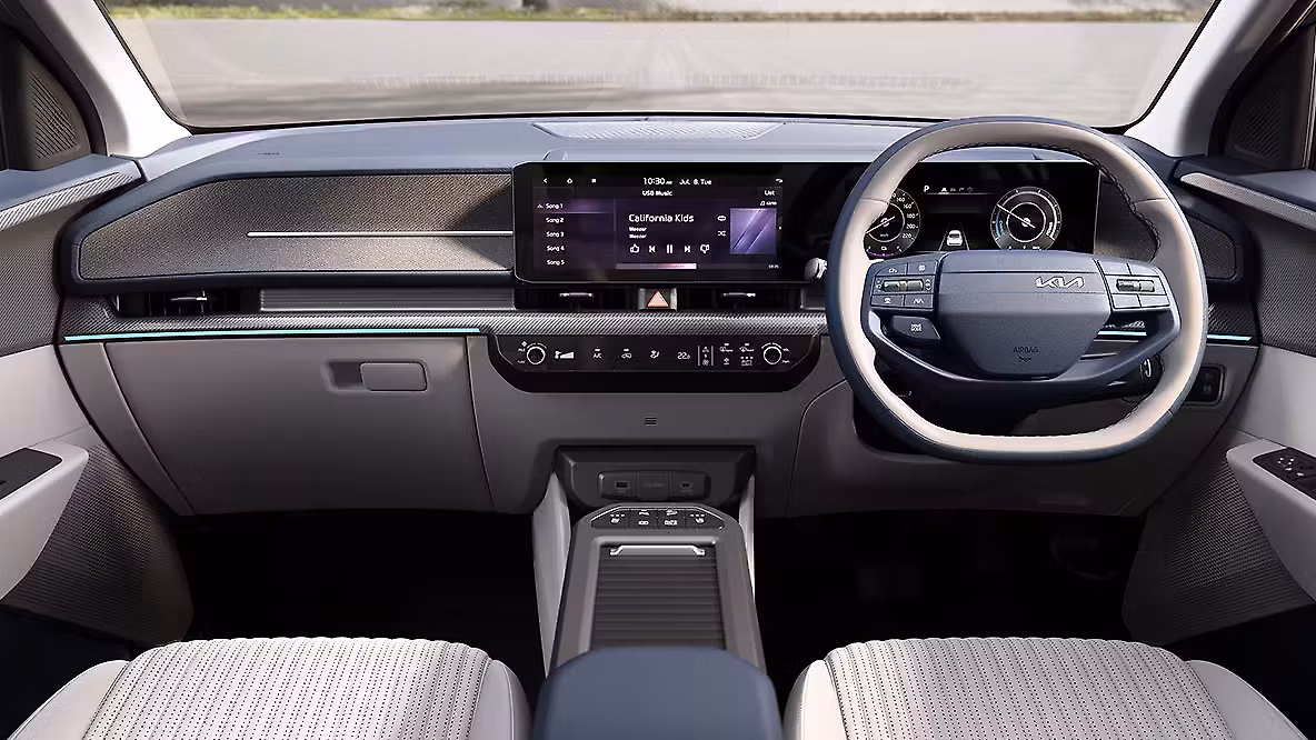 carens clavis ev interior dashboard